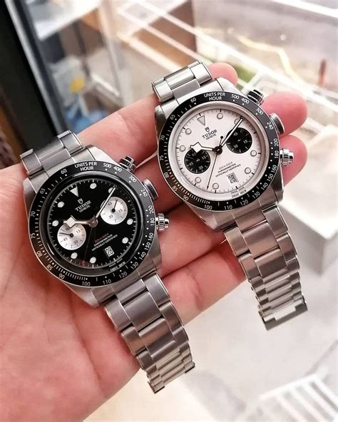 tudor heritage black bay chrono vs rolex daytona|rolex daytona vs chrono.